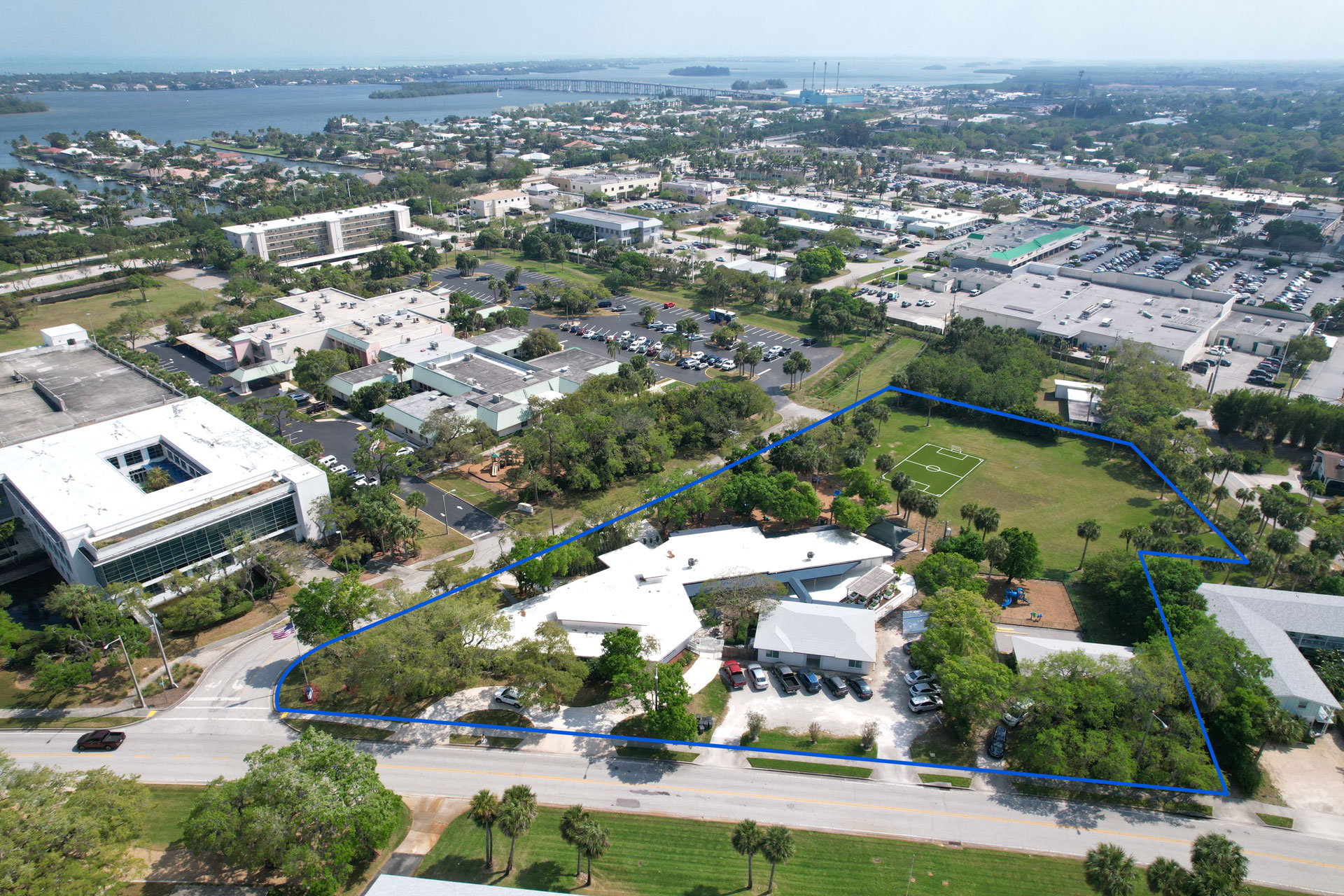 Aerial view of Kendall Academy Facility